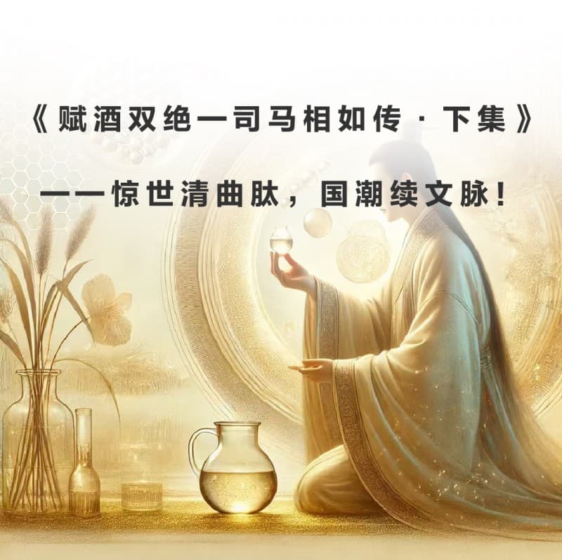 《赋酒双绝一司马相如传·下集》一一惊世清曲肽，国潮续文脉!