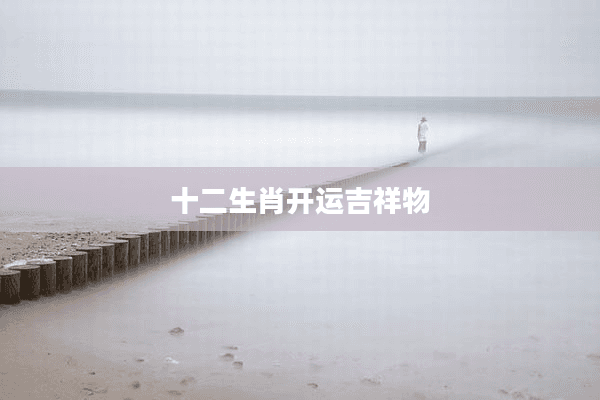 十二生肖开运吉祥物