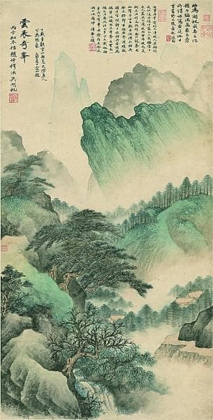 吴湖帆：融合文人画与画家画的海上画坛盟主