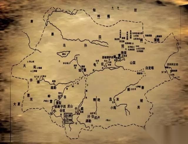 西域三十六国历史地图介绍 西域三十六国历史概要