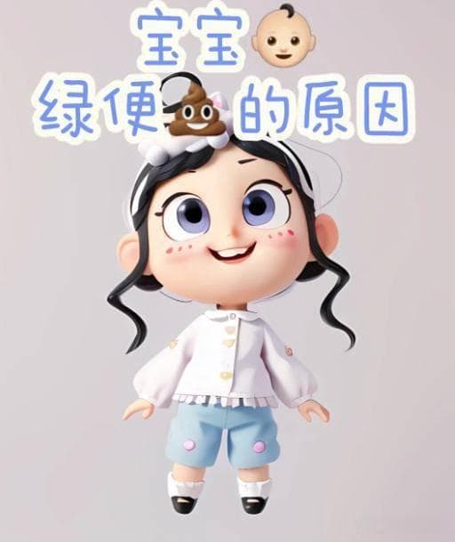 宝宝绿便的10种原因，别慌