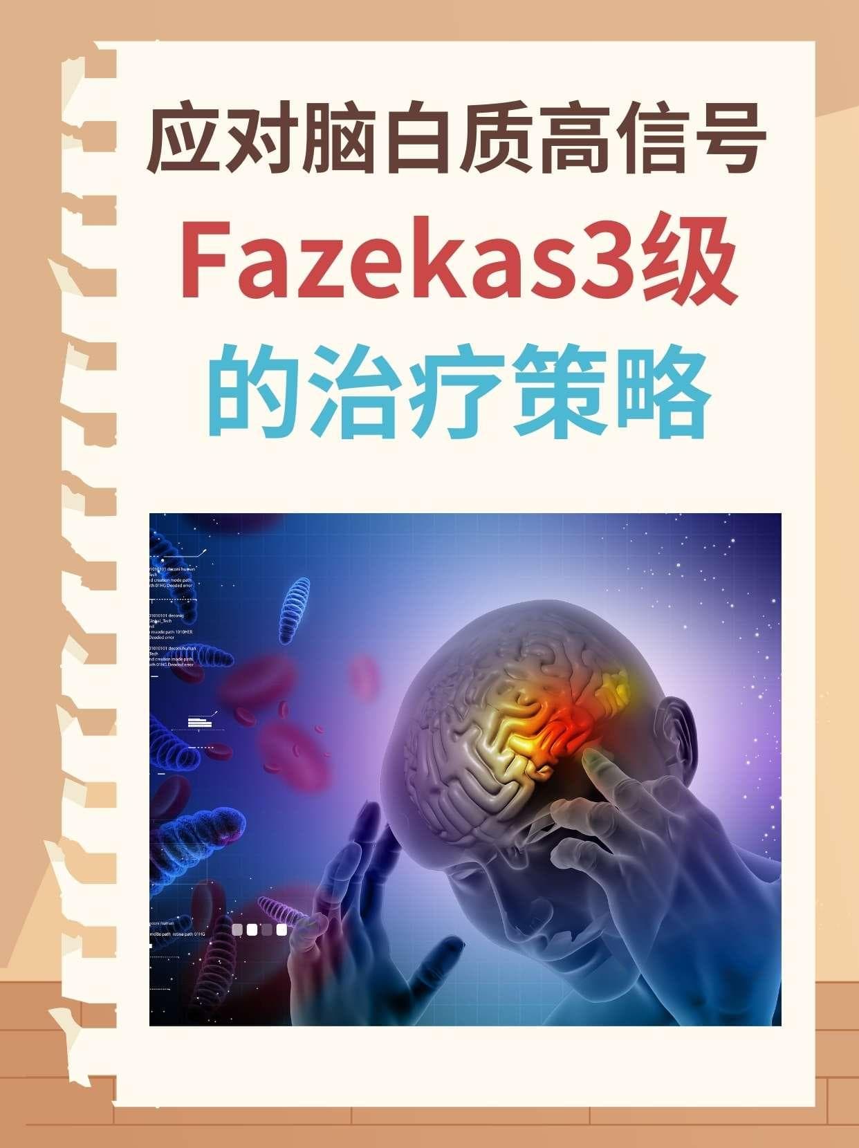 应对脑白质高信号Fazekas3级的治疗策略