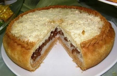 新疆塔塔尔族（喀山鞑靼人）的传统美食古拜底埃（Gөbədiya，Gubadia）