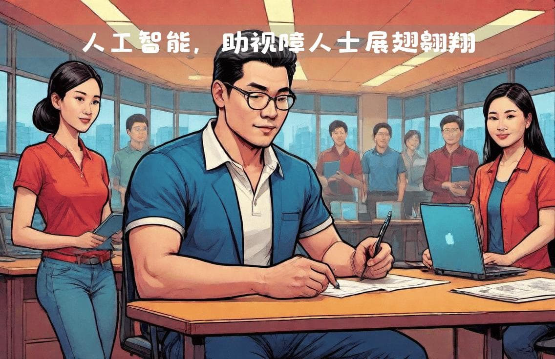 人工智能为视障人士开启就业新篇章，未来可期！