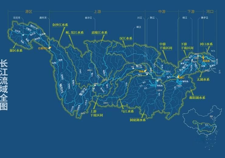 长江流域全图