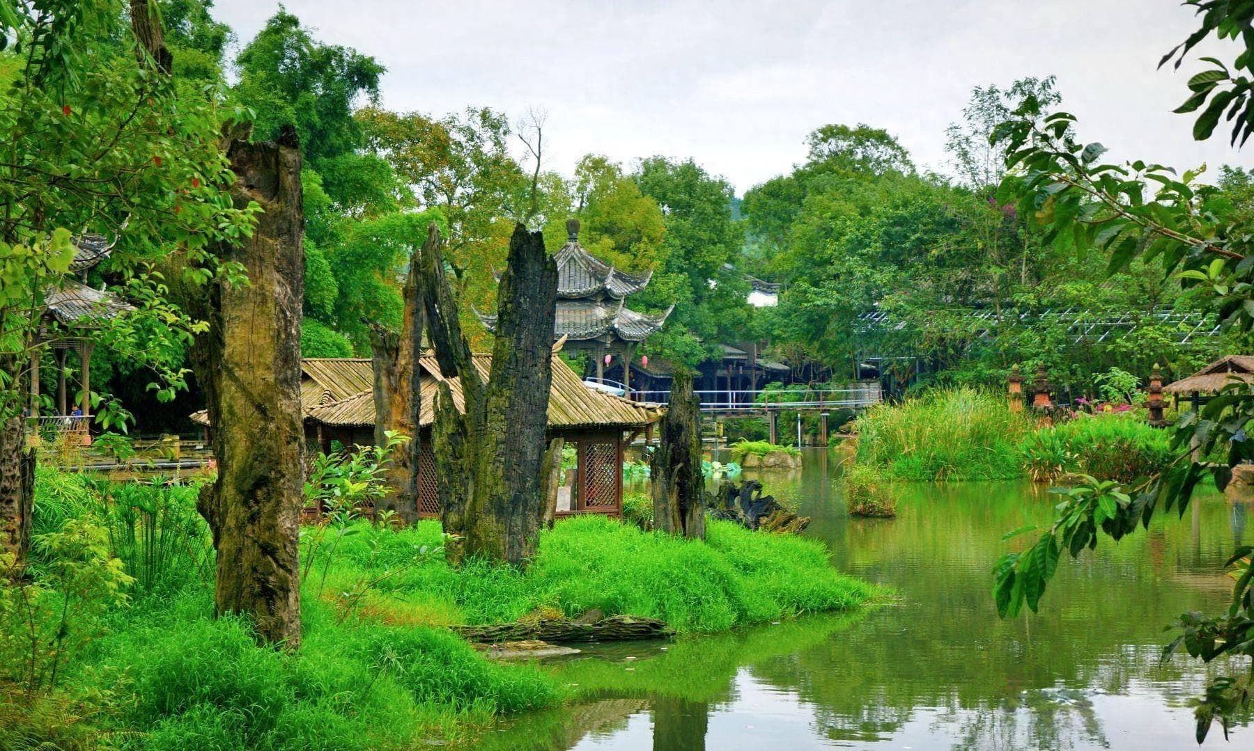 成都双流黄龙溪：依山傍水的千年古镇