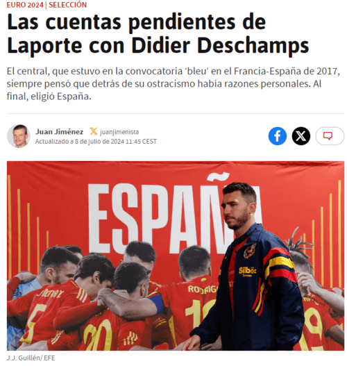 苦等德尚召唤 拉波尔特却难代表法国队出战！如今迎来恩怨对决