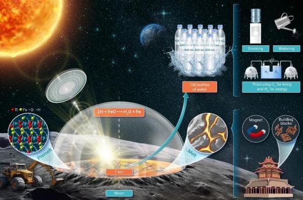 科学家通过嫦娥五号月壤研究提出大量生产水的方法