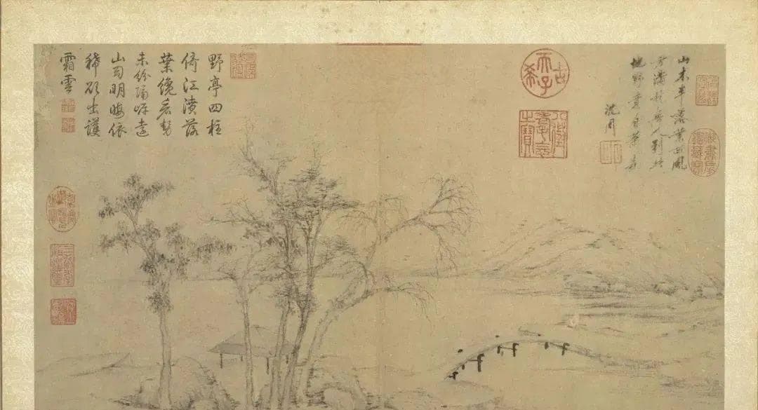 沈周《仿倪瓒笔意册》：文人画精神的传承与演绎