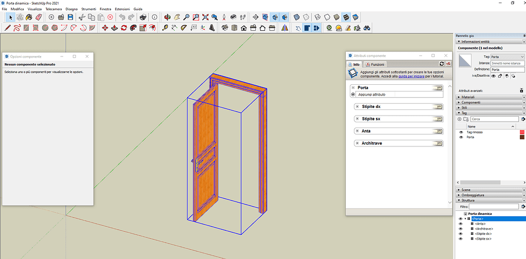 SketchUp动态组件制作：为模型添加互动性的4大步骤