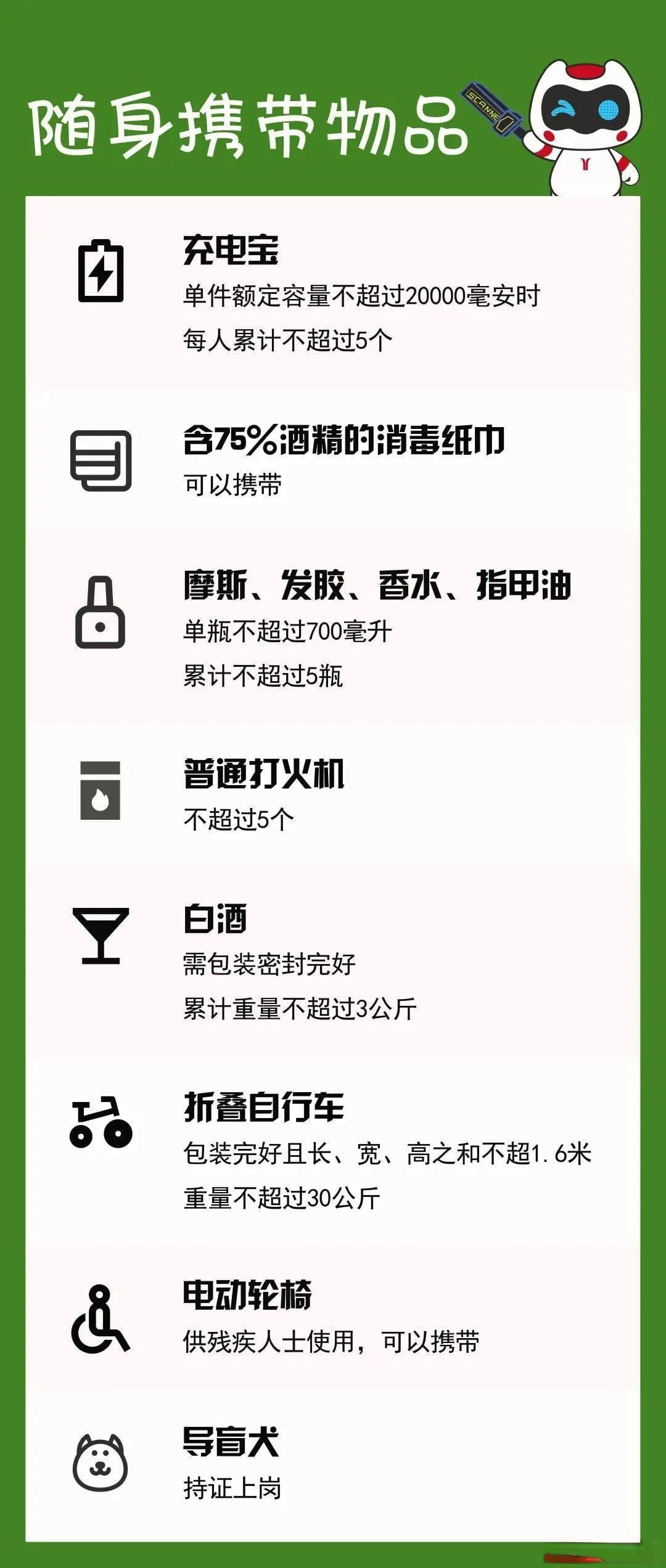 广州地铁最新安检提醒：这些事项要注意
