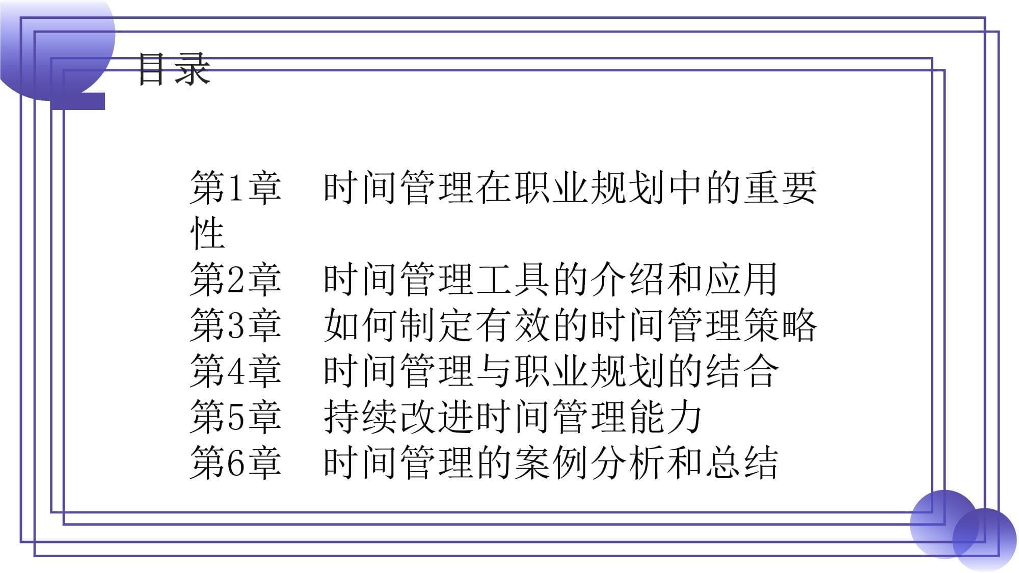时间管理在职业规划中的作用