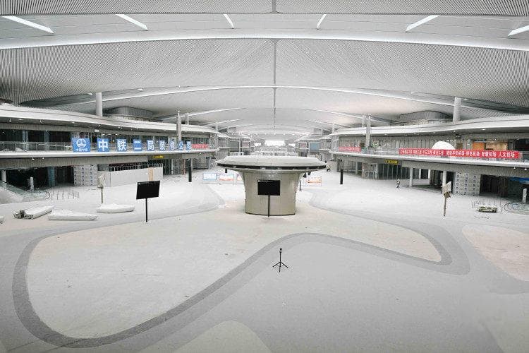 新春走基层丨“鲲鹏展翅”蓄势待飞 江北机场T3B航站楼一季度“迎客”