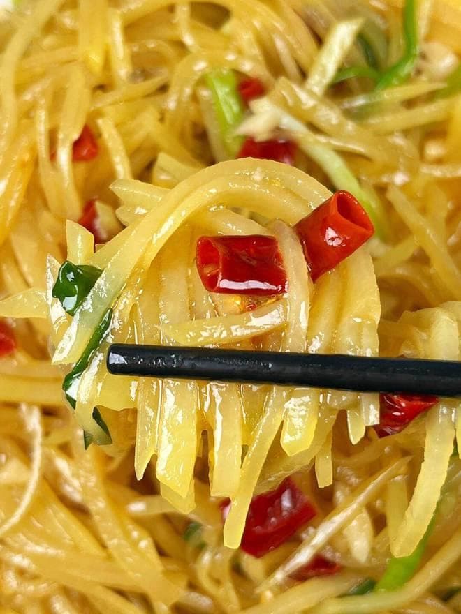 土豆丝如何做才能保持它的脆爽？