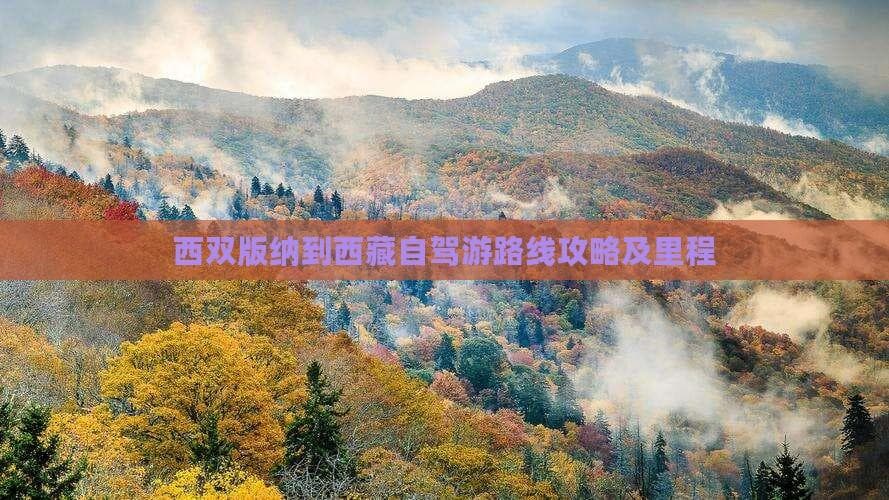 西双版纳到西藏自驾游路线攻略及里程