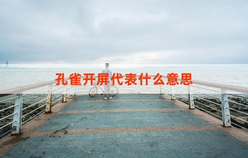 孔雀开屏代表的意思详解