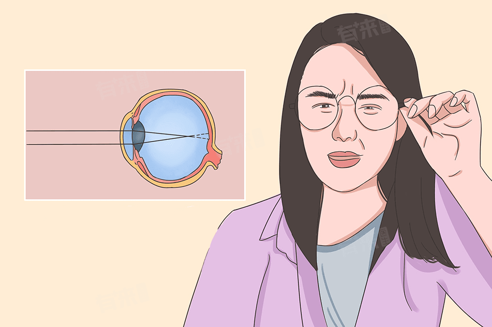 戴近视眼镜看近处模糊是什么原因