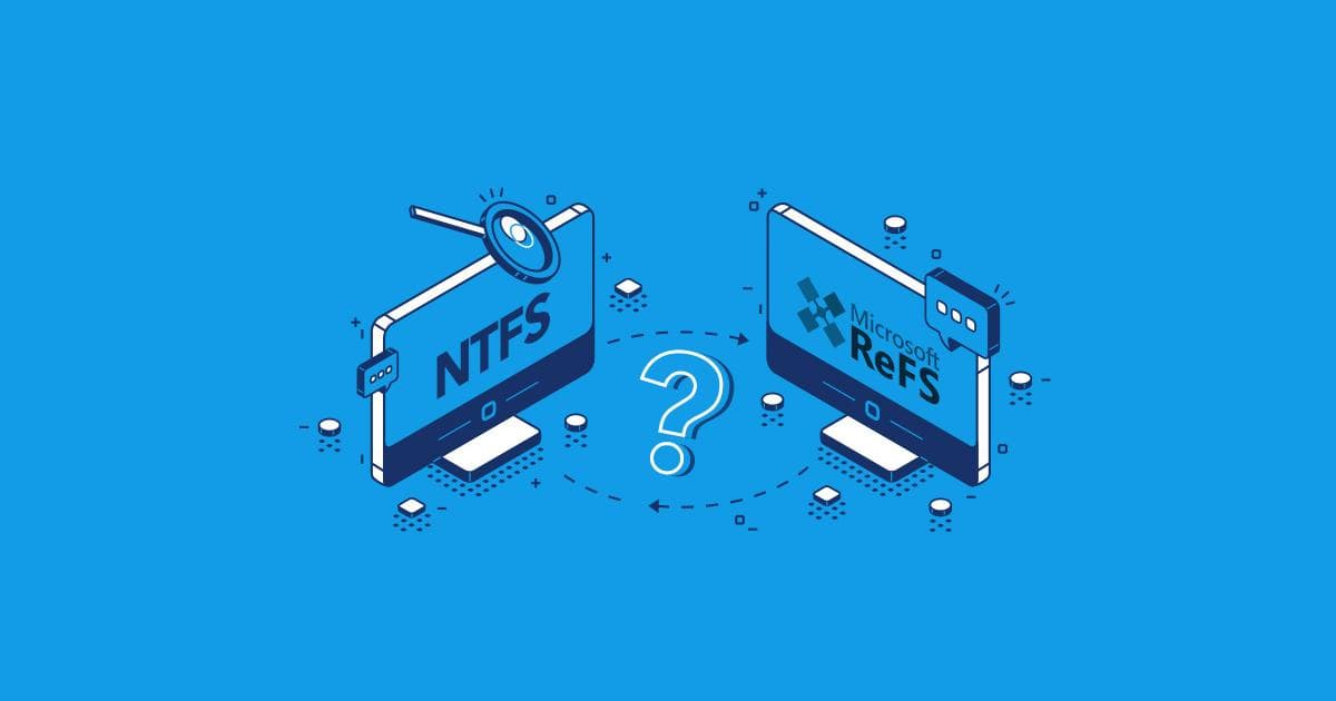 ReFS和NTFS有哪些区别