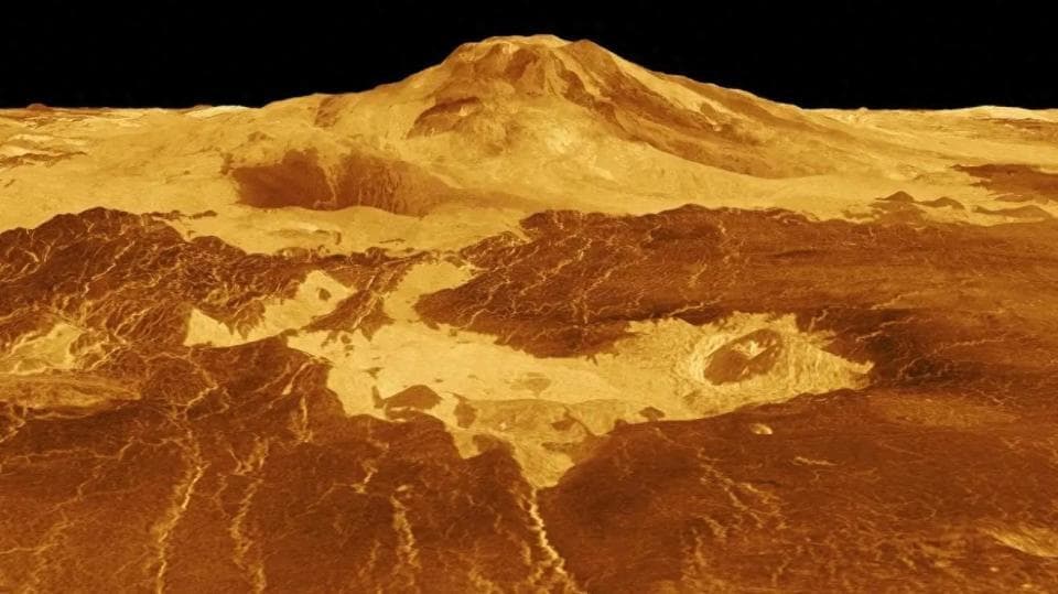 金星上的新鲜熔岩流暗示着存在活火山