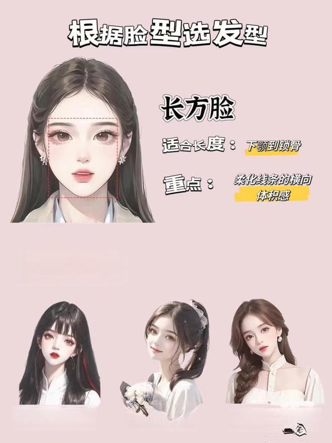 选对发型、提升颜值，不同脸型适合如何选发型？看这一篇就够了