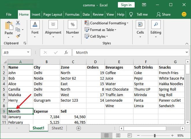 Excel 如何添加分页符