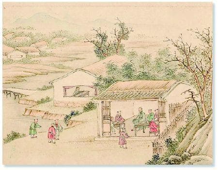 古画里的"开学季"：中国最早的学校出现在何时？