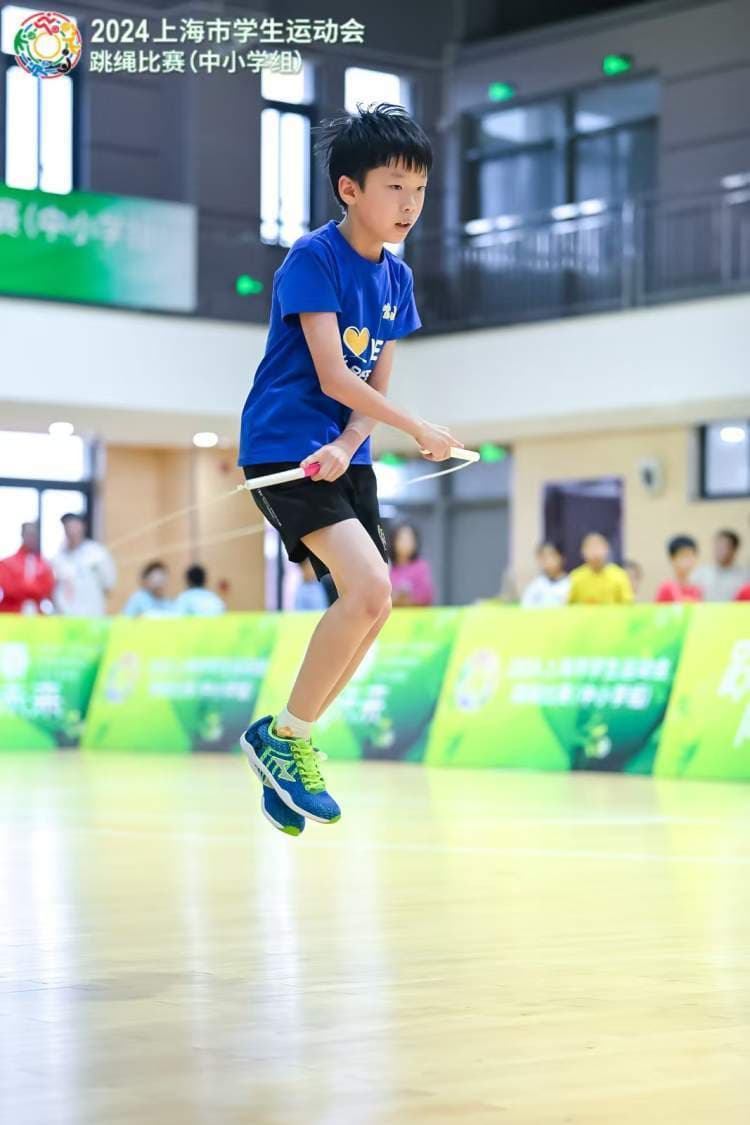 【2024上海学生运动会】一根绳的理想，跳出精彩