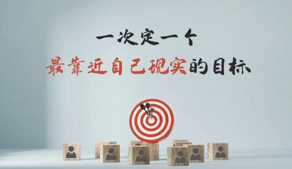 目标必须基于现实，如何正确设定目标？