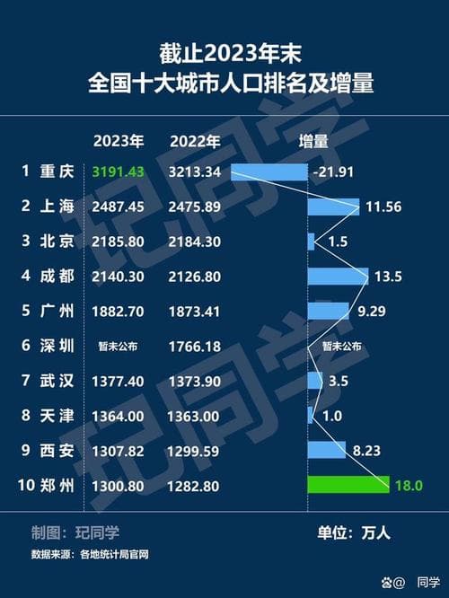 城市人口排名：全球与中国城市人口现状深度解析