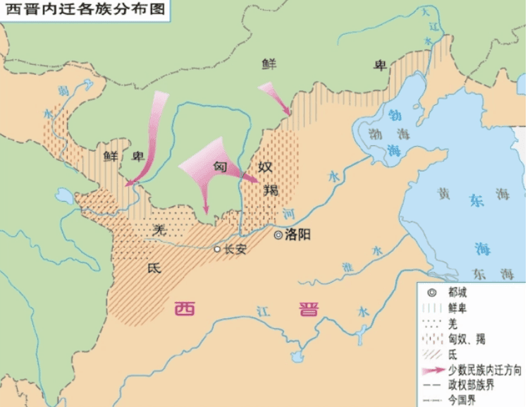 五胡乱华中的五胡是哪“五胡”？他们建立了十六国中的哪些政权？