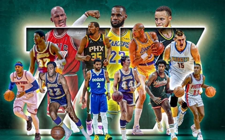美媒重排NBA历史十大巨星：科比力压邓肯，魔术师第4，乔丹第2