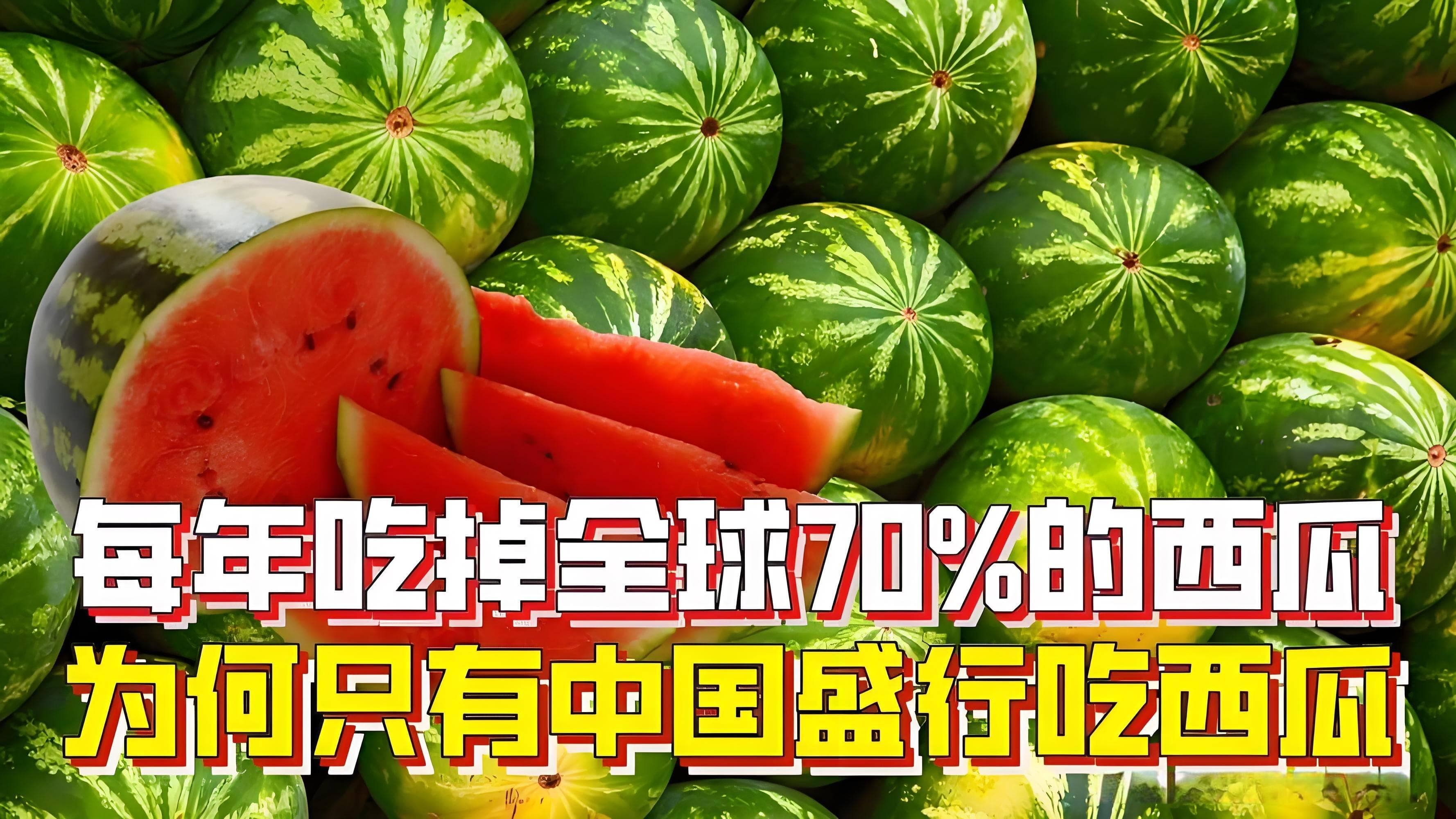 揭秘“吃瓜群众”现象：中国人为何吃掉全球70%的西瓜？