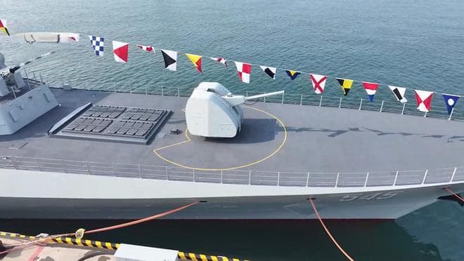 中国海军新台阶：054B护卫舰交付，整体实力大曝光