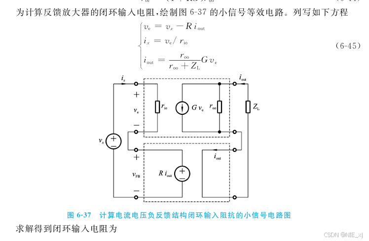 放大器的四种反馈结构及其特性