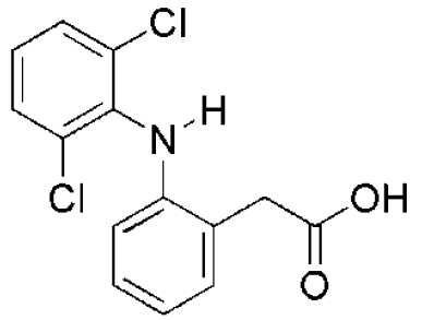 双氯芬酸：一种常用的非甾体抗炎药