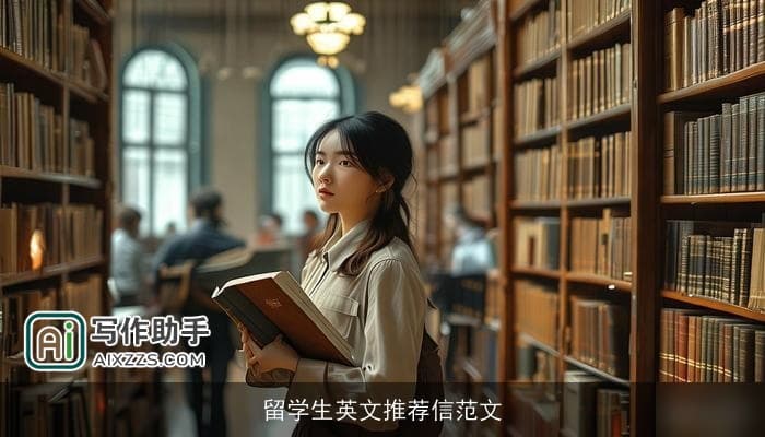 留学生英文推荐信范文及写作要点解析