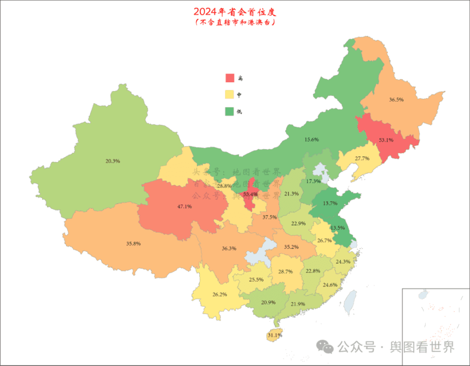 2024年省会首位度排名：什么是首位度？如何降低省会首位度？