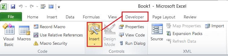 Excel 如何插入复选框