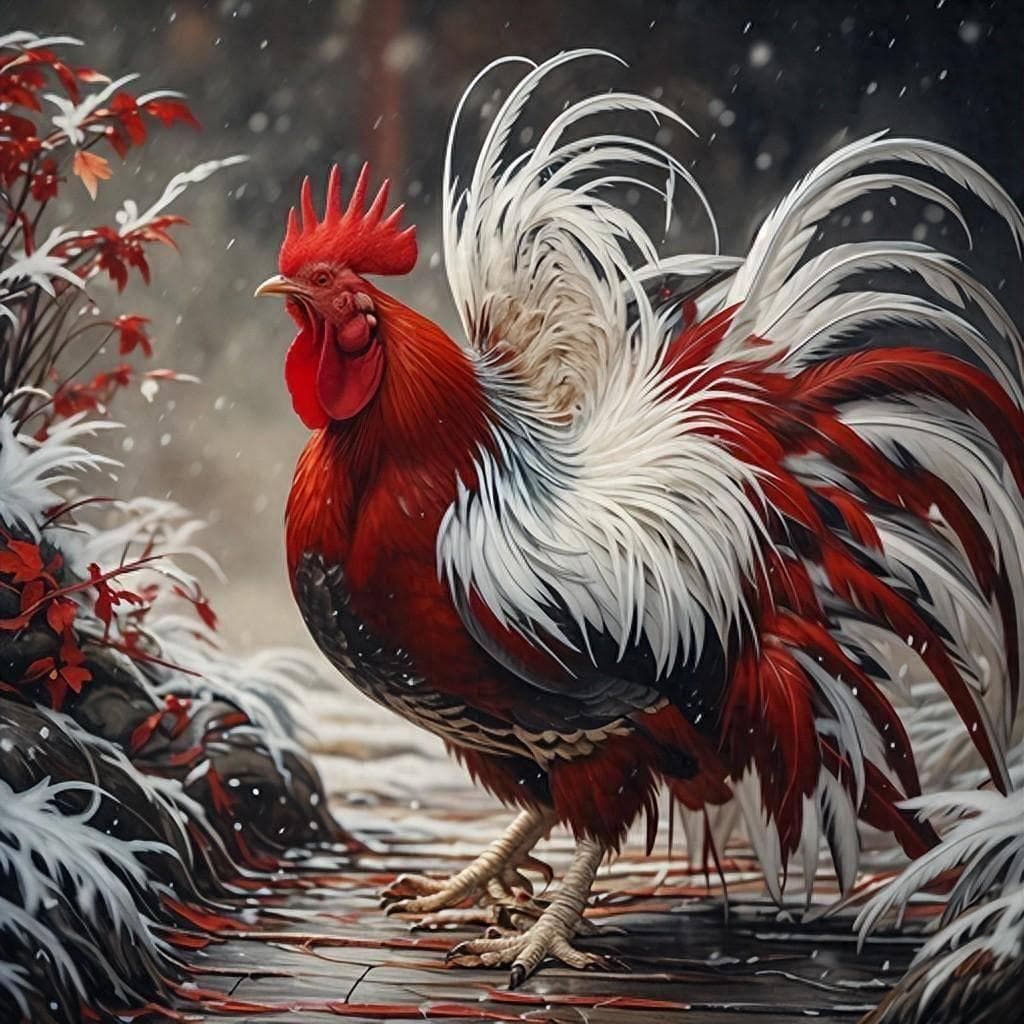 唐伯虎《画鸡》赏析：平生不敢轻言语，一叫千门万户开。