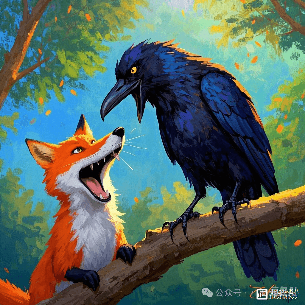《乌鸦上了狐狸的当》：一则寓言的多维解读