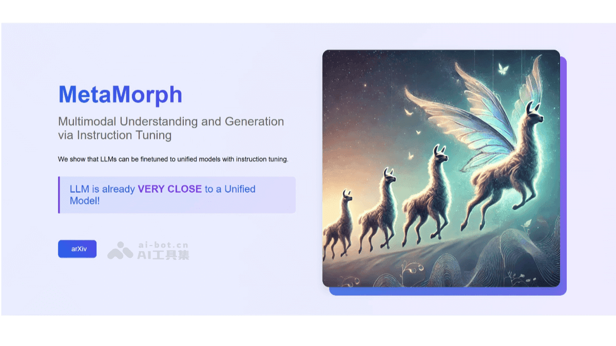 多模态理解与生成：MetaMorph的技术突破