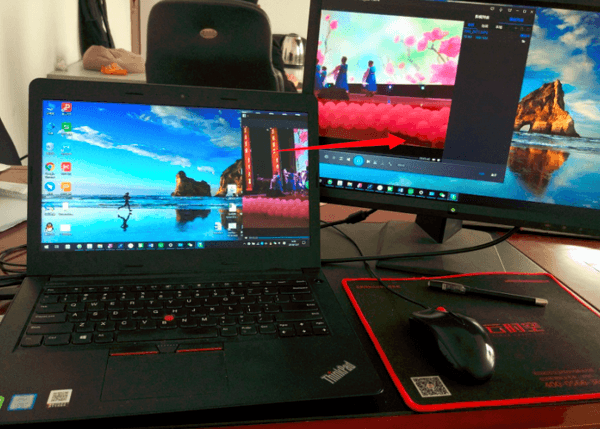Windows10 如何让笔记本的显示屏和外接显示器显示两个画面