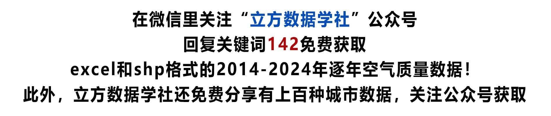 2014-2024年中国空气质量监测数据集免费获取