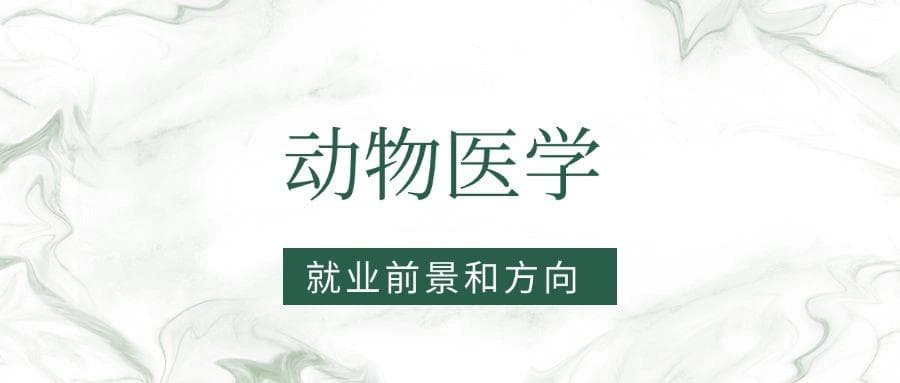 2025动物医学专业就业前景及方向：好找工作吗？