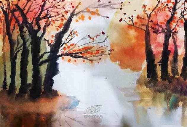 色彩与技巧的交响：水彩画特殊技法全解析