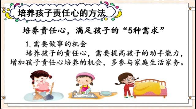 家庭教育丨爱而有度，让责任之花盛开在孩子心田