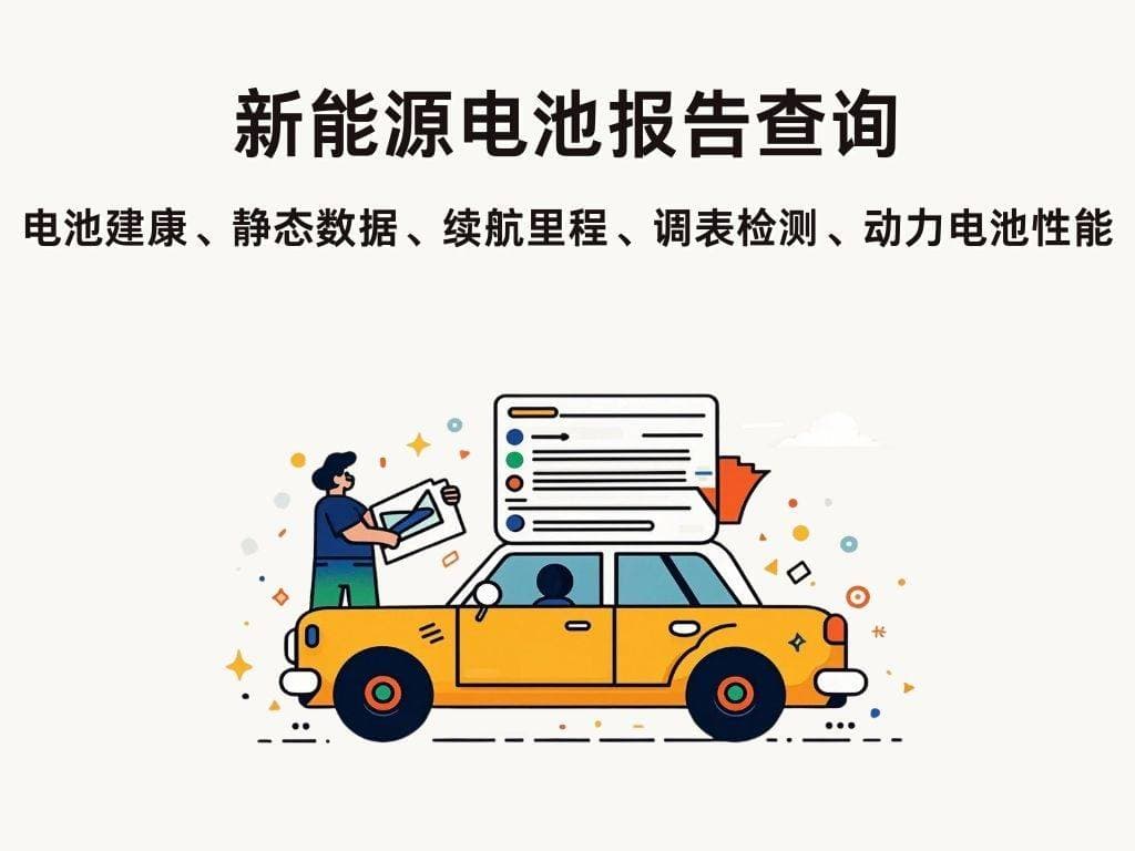 新能源汽车电池报告怎么查？性能评估全攻略来啦！