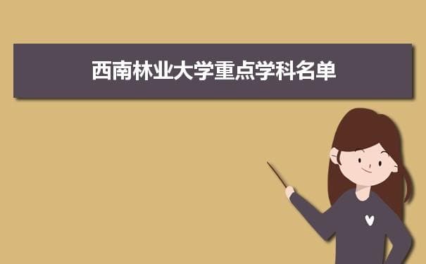 西南林业大学学科评估排名及重点学科建设名单