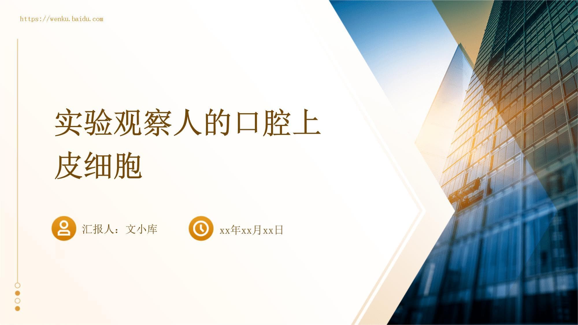 实验观察人的口腔上皮细胞