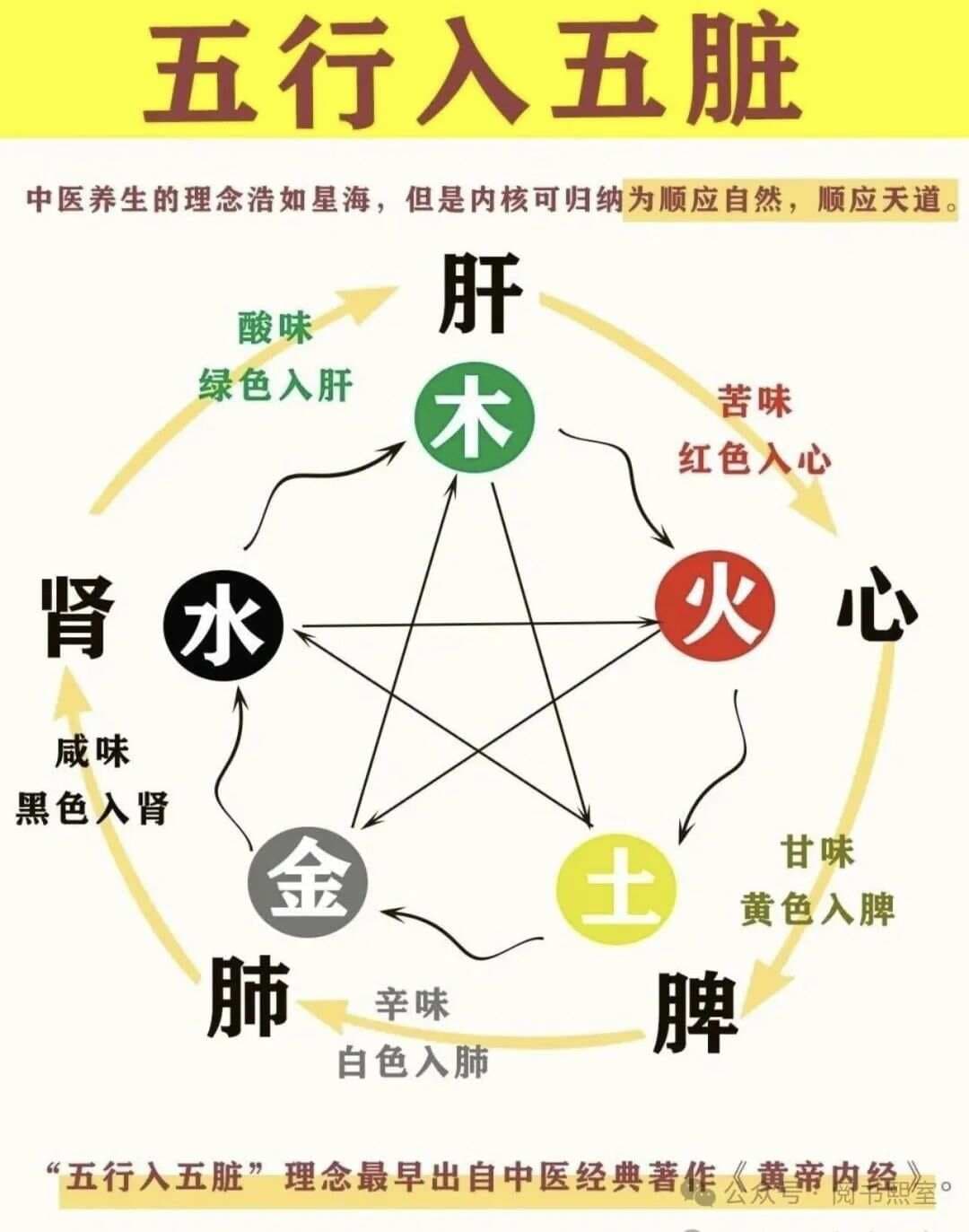 黄帝内经：五行、五脏与五常的智慧